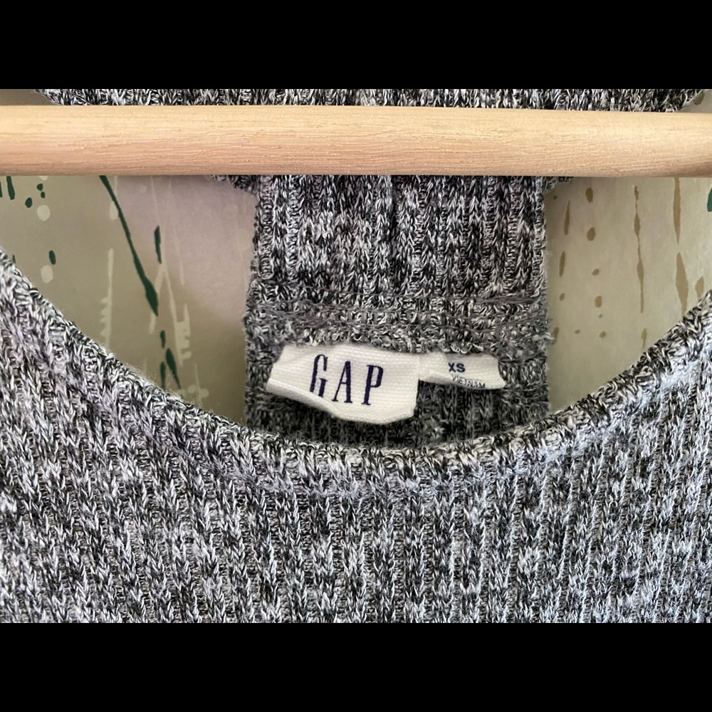 GAP softspun knit racerback maxi dress heather grey size XS - Picture 4 of 6
